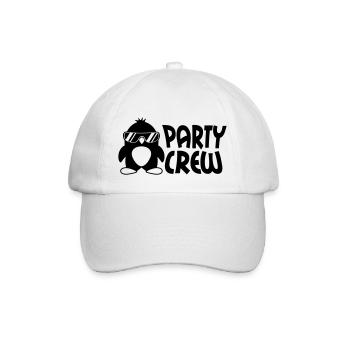 Party Crew Penguin - Baseball Cap - white/white - Front