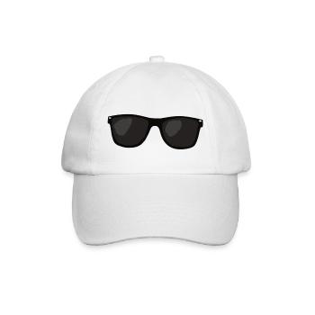 Sonnenbrille SWAG - Baseballkappe - Weiß/Weiß - Vorne
