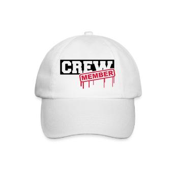 Crew Member - Casquette classique - blanc/blanc - Devant