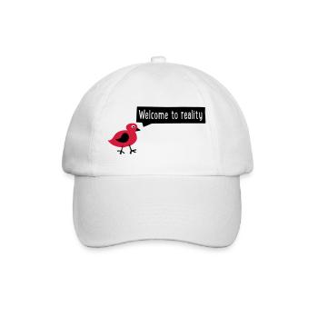 realité - Casquette classique - blanc/blanc - Devant