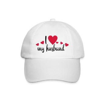 husband - Baseball Cap - white/white - Front