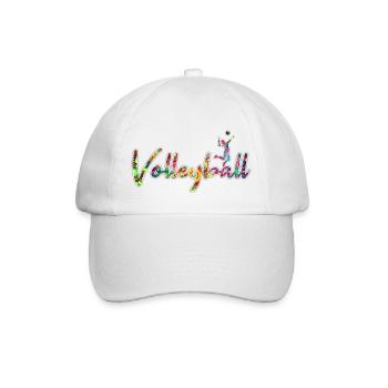 volleyball - Baseball Cap - white/white - Front