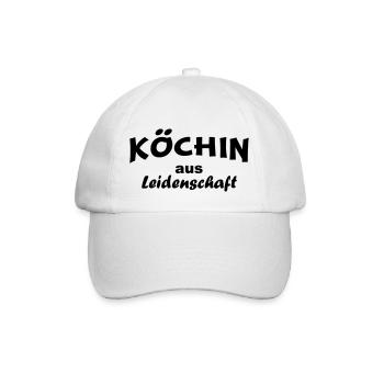Köchin aus Leidenschaft - Baseballkappe - Weiß/Weiß - Vorne