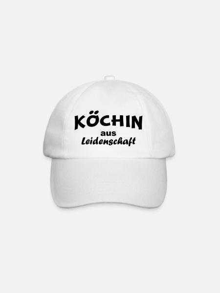 Köchin aus Leidenschaft - Baseballkappe - Weiß/Weiß