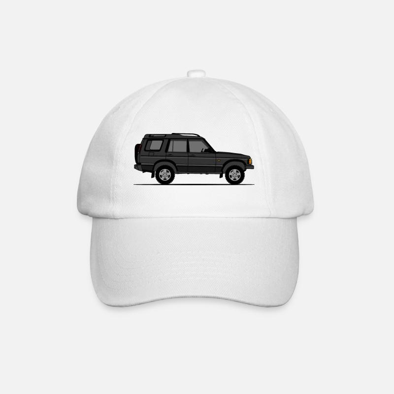 Discovery 2 Black - Baseball Cap - white/white