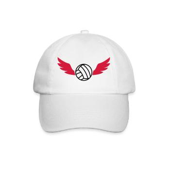 Volleyball - Volley Ball - Sport - Sportsman - Baseball Cap - white/white - Front