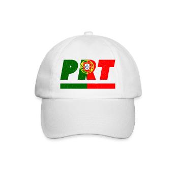 Drapeau Portugal drapeau PRT - Casquette classique - blanc/blanc - Devant