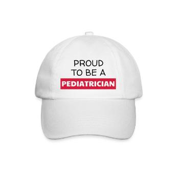 Arzt / Medizin / Kinderarzt / Kinderheilkunde - Baseballkappe - Weiß/Weiß - Vorne