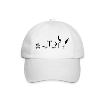 Gymnast, Men's Gymnastics - Baseball Cap - white/white - Front