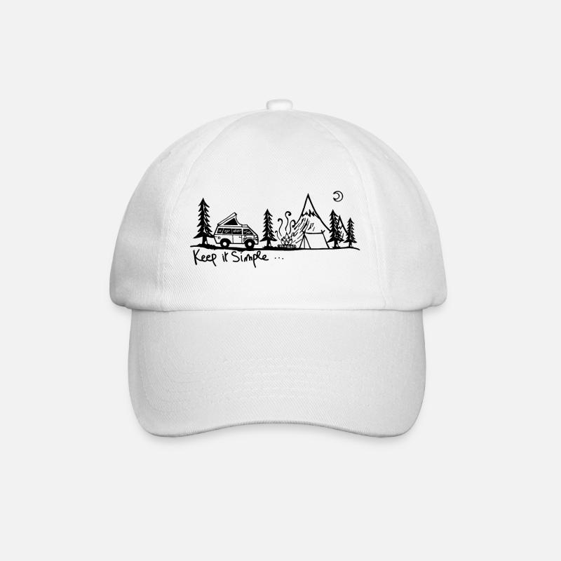 keep it simple - Casquette classique - blanc/blanc