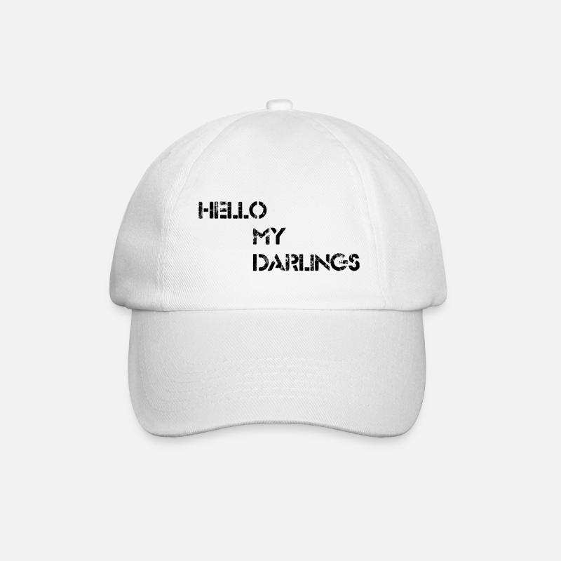 bonjour mes chéris - Casquette classique - blanc/blanc