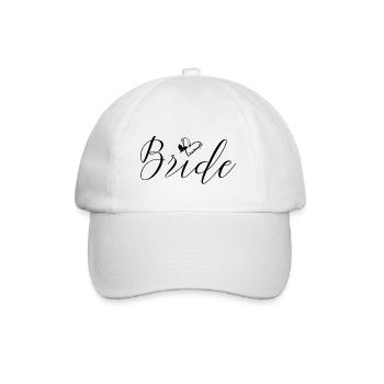 La mariée - La mariée, amour de mariage - Casquette classique - blanc/blanc - Devant