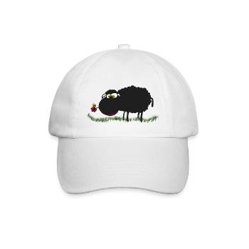 black sheep - Baseball Cap - white/white - Front