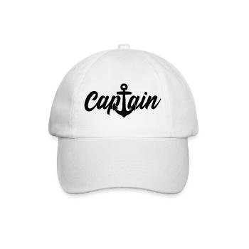 CAPTAIN KAPITÄN - Baseballkappe - Weiß/Weiß - Vorne