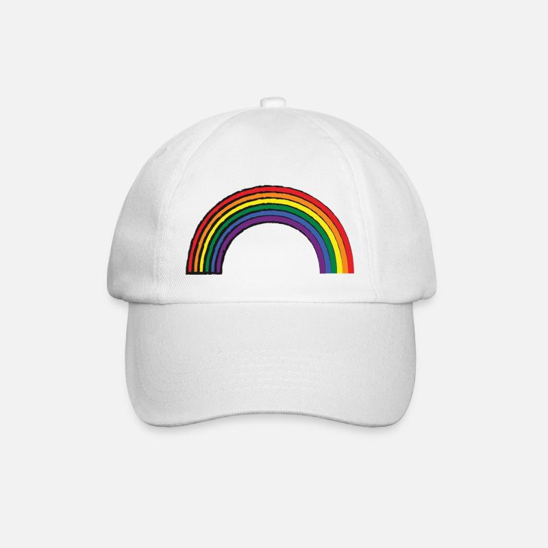 LGBT Spruch Pride Geschenk Rechte - Baseballkappe - Weiß/Weiß