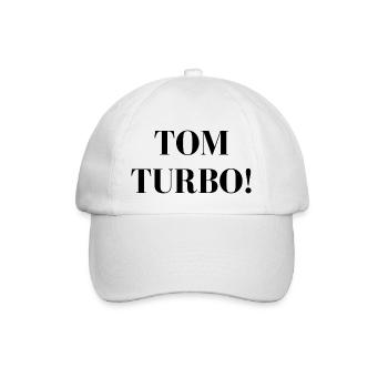Tom Turbo! - Baseball Cap - white/white - Front