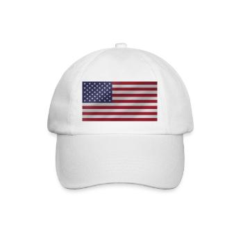 Drapeau des États-Unis - Casquette classique - blanc/blanc - Devant