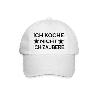 Koch kochen backen - Baseballkappe - Weiß/Weiß - Vorne
