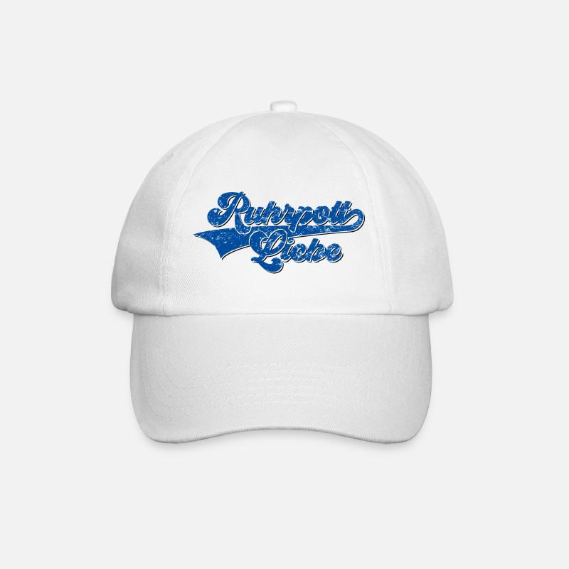 RUHRPOTT LIEBE RUHRGEBIET BOCHUM GELSENKIRCHEN - Baseballkappe - Weiß/Weiß