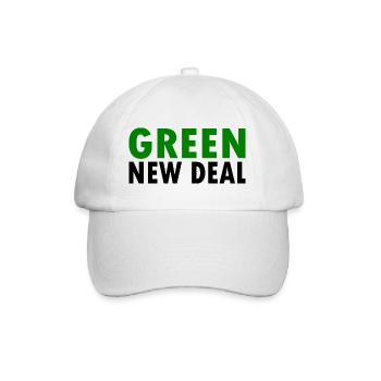 Green new deal - Baseballkappe - Weiß/Weiß - Vorne