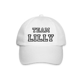 TEAM LILLY Nom du chien TeamTricot - Casquette classique - blanc/blanc - Devant