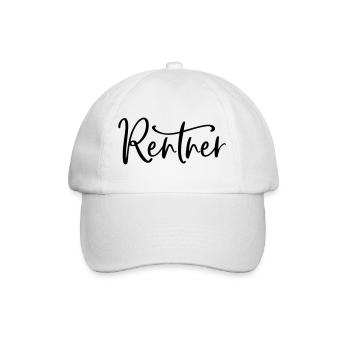 Rentner Ruhestand Rente (Farbe änderbar) - Baseballkappe - Weiß/Weiß - Vorne