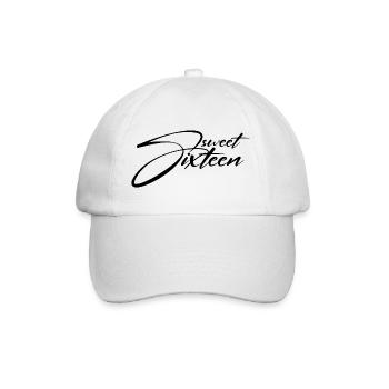 DOUX 16ÈME ANNIVERSAIRE SWEET SIXTEEN - Casquette classique - blanc/blanc - Devant
