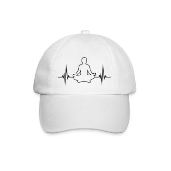 Yoga Pulse Heartbeat - Casquette classique - blanc/blanc - Devant