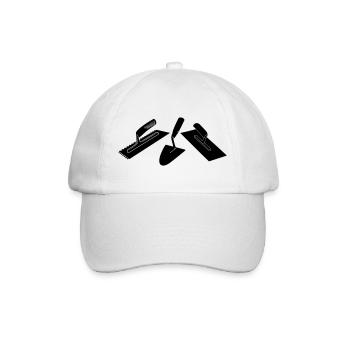 Outils maçonniques en stuc - Casquette classique - blanc/blanc - Devant