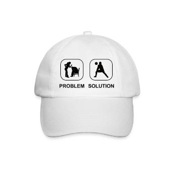 Volleyball Gift Beach Volleyball Volleyball Player - Baseball Cap - white/white - Front