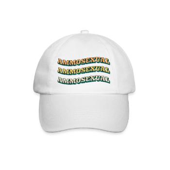Ammosexual pride definition - Baseball Cap - white/white - Front
