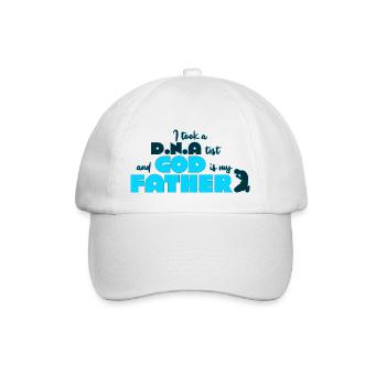 J’ai fait un test ADN et Dieu est mon père 14 - Casquette classique - blanc/blanc - Devant