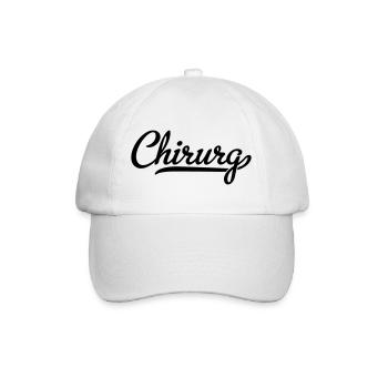 Chirurg - Baseballkappe - Weiß/Weiß - Vorne