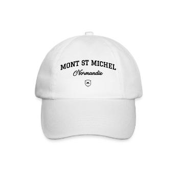 MONT ST MICHEL Normandie - Baseball Cap - white/white - Front