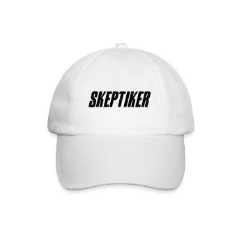 Déclaration sceptique Idée cadeau de conception - Casquette classique - blanc/blanc - Devant