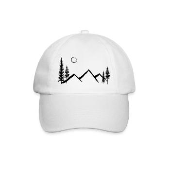 Explore - Baseball Cap - white/white - Front