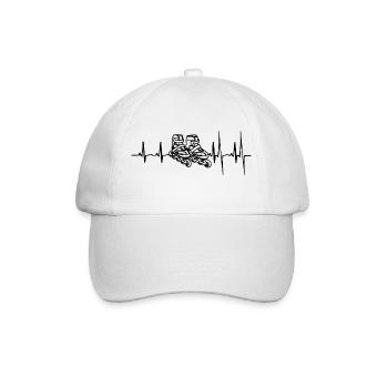 Roller Skates Inline Skating Skater Roll Tea Poison - Baseball Cap - white/white - Front