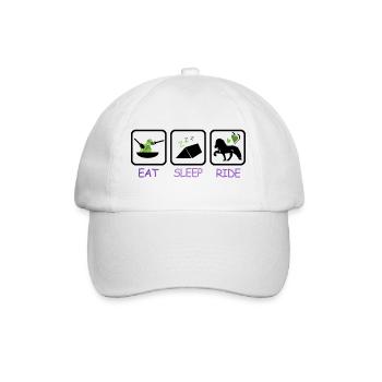 Islande Chemises de compétition Tente végétarienne - Casquette classique - blanc/blanc - Devant