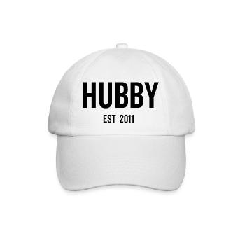 Hubby Est 2011 - Casquette classique - blanc/blanc - Devant