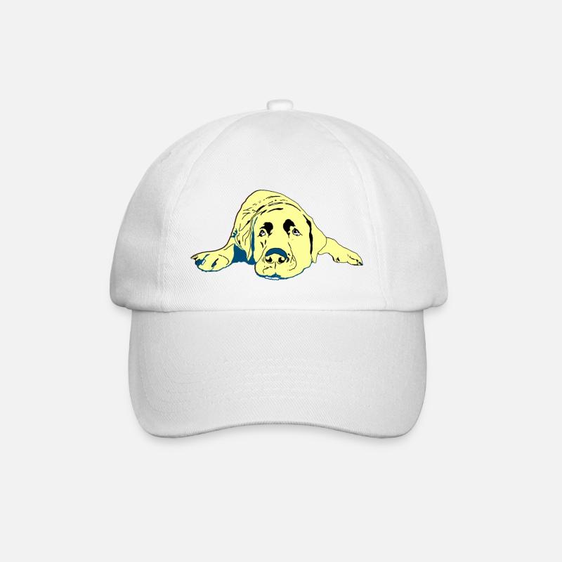 Labrador - Baseballkappe - Weiß/Weiß