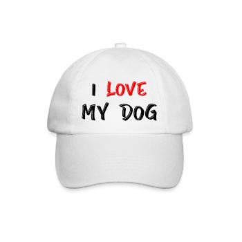 Hund Dog - Baseball Cap - white/white - Front