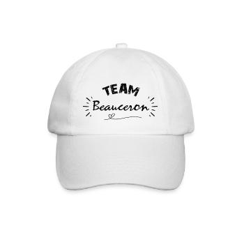 Team beauceron, idée cadeau pour amis des chiens - Casquette classique - blanc/blanc - Devant