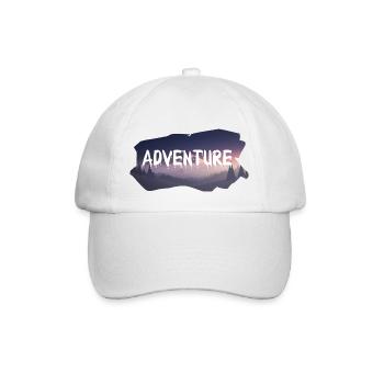 Adventure Travel Hiking Mountain - Baseballkappe - Weiß/Weiß - Vorne