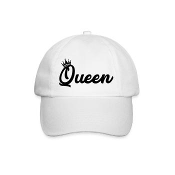 Queen - Baseball Cap - white/white - Front