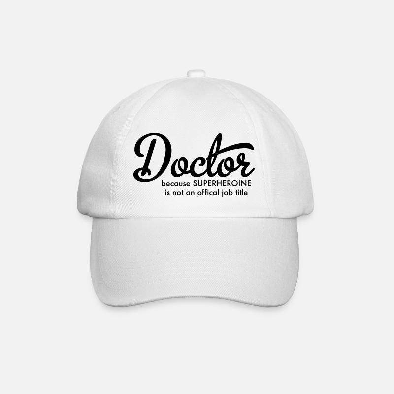Médecin - Casquette classique - blanc/blanc