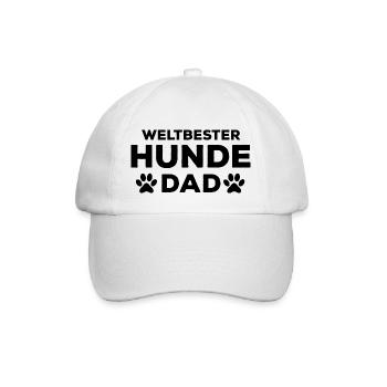 Dog Hund - Baseballkappe - Weiß/Weiß - Vorne