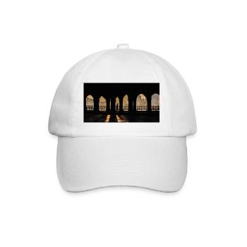 A man on his way to work - Baseball Cap - white/white - Front