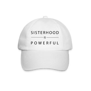 SISTERHOOD - Baseballkappe - Weiß/Weiß - Vorne