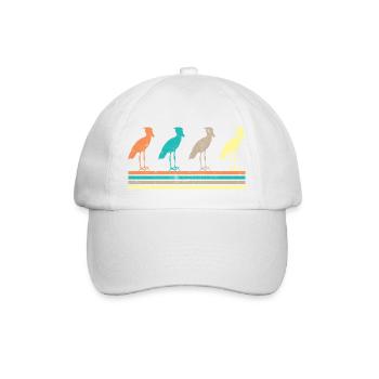 Shoebill Bird Ornithologist Forest I Gift - Baseball Cap - white/white - Front