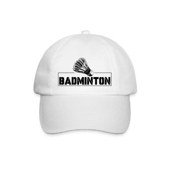 badminton - Baseball Cap - white/white - Front